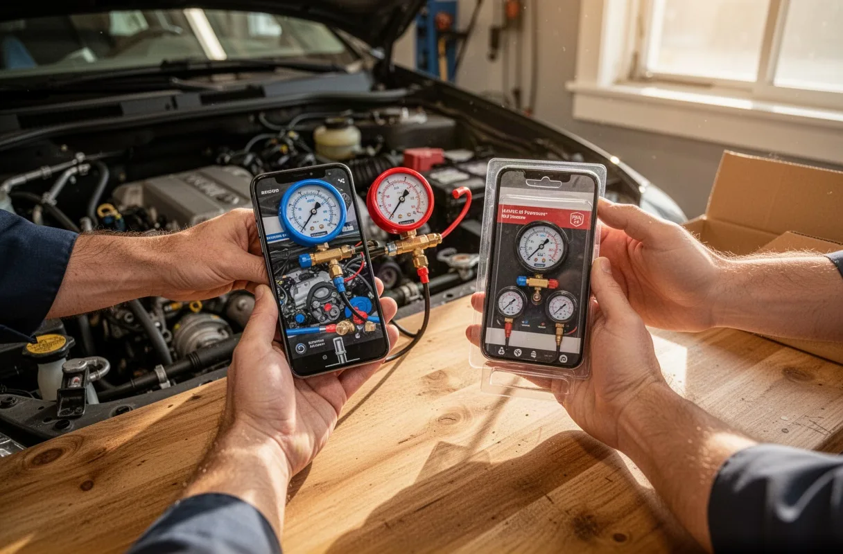 Servis AC Mobil Dingin Bersih